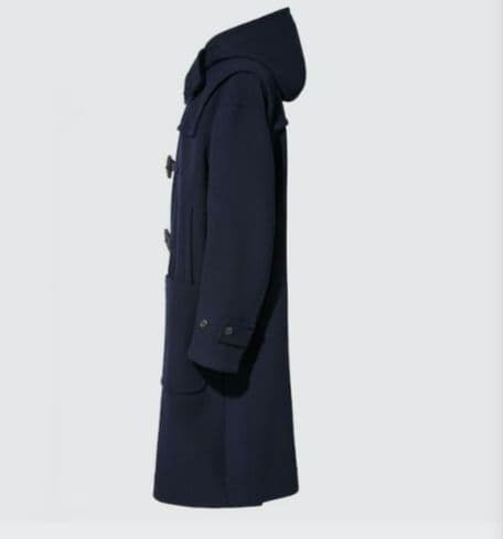 UNIQLO +J ジルサンダー ウール オーバーサイズ ダッフルコート 黒 M