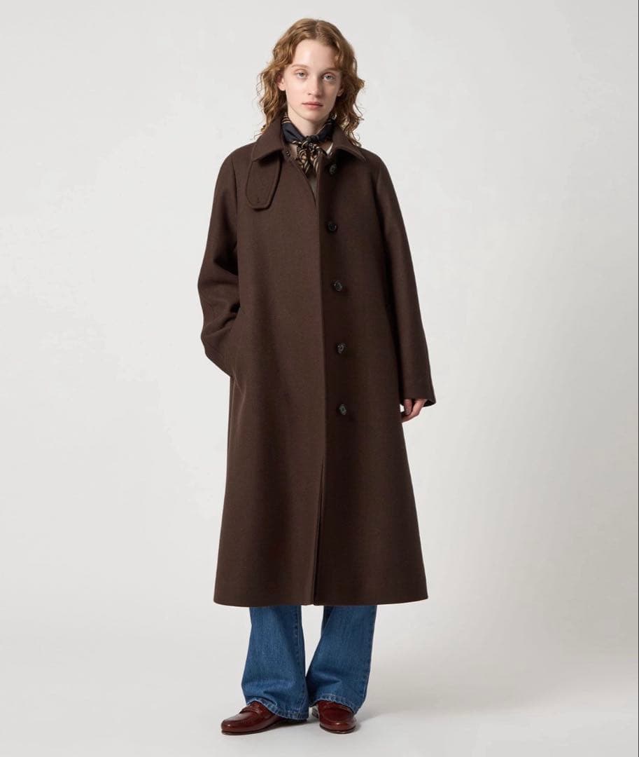steven alan ウールカシミヤ テントコート M モカ