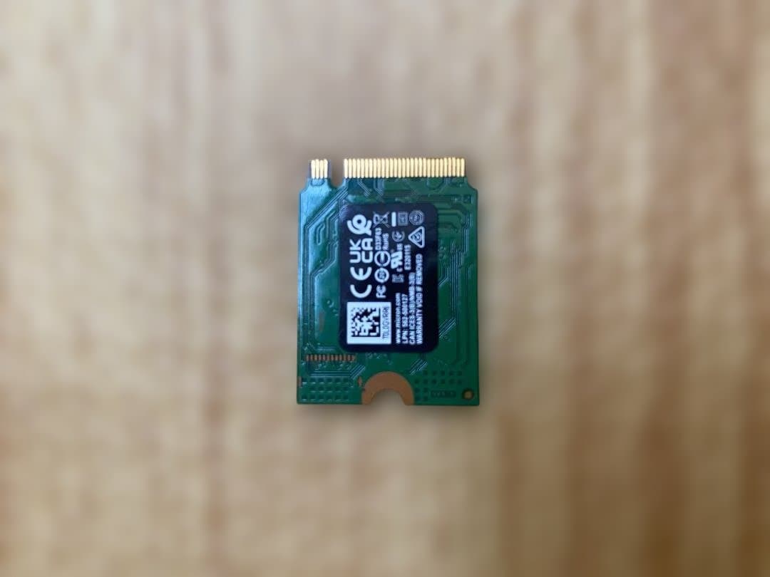 内蔵型SSD MICRON M.2 NVMe SSD 1TB