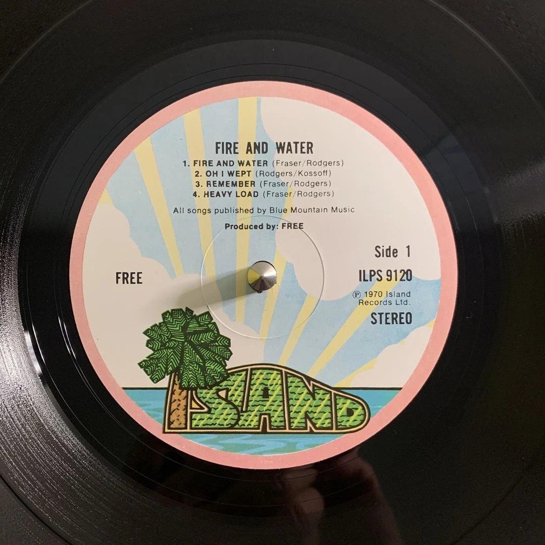 Free / Fire And Water UK盤LP