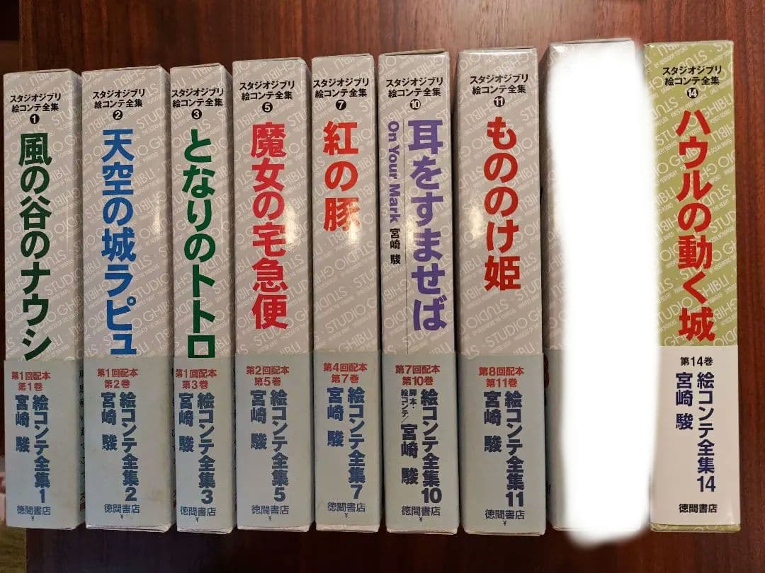 ジブリ絵コンテ全集「風の谷のナウシカ」ほか計５冊