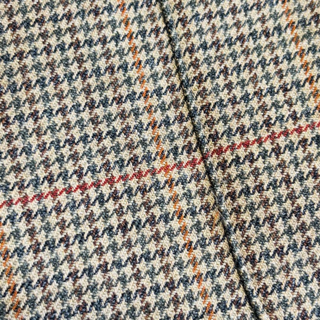 BURBERRY バーバリー テーラードジャケット 胡桃ボタン 千鳥柄 M
