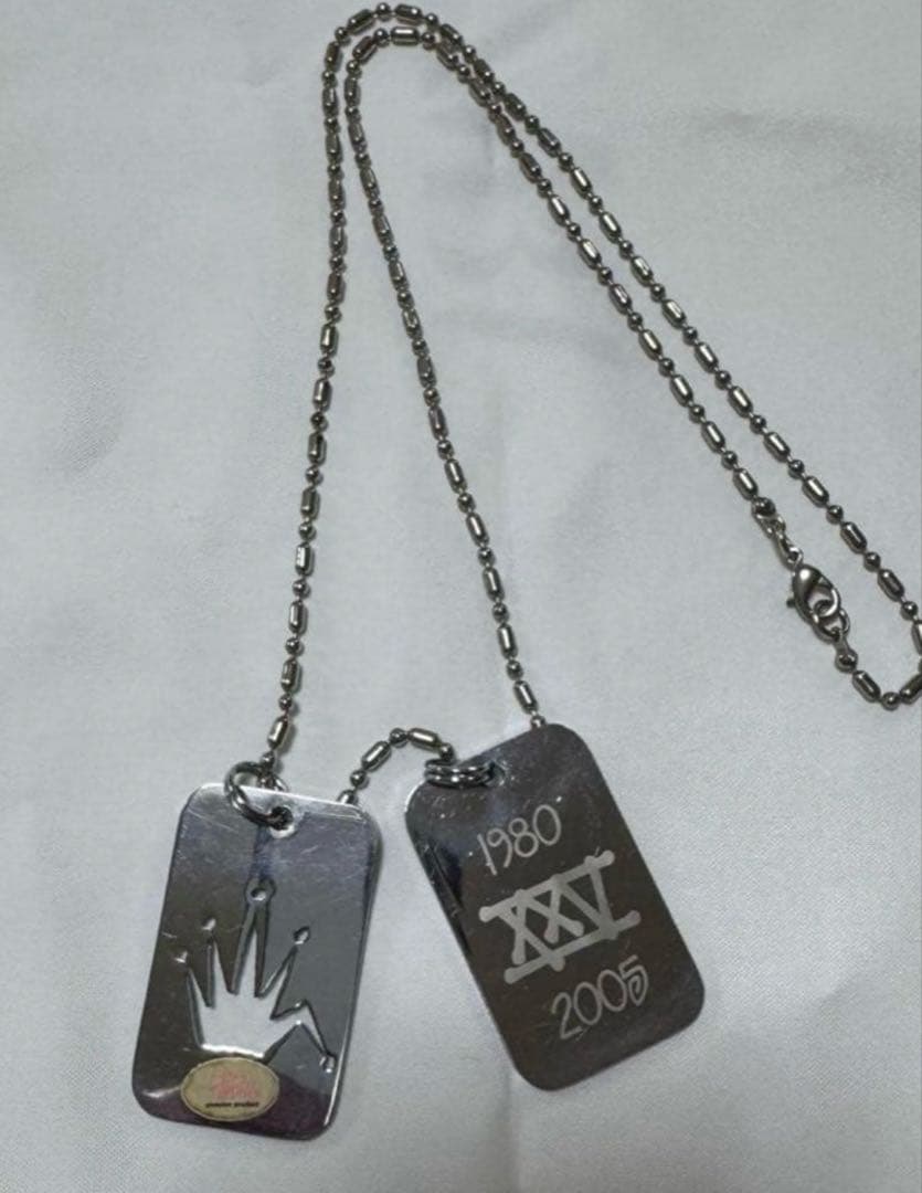 stussy XXV ドッグタグ ネックレス 25周年記念