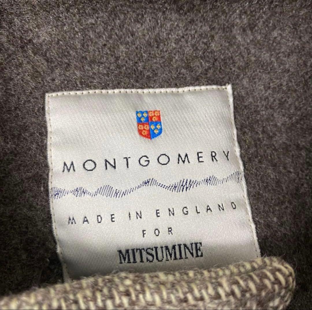 値下げ！MONTGOMERY ダッフル　ツイード　MITSUMINE 英国