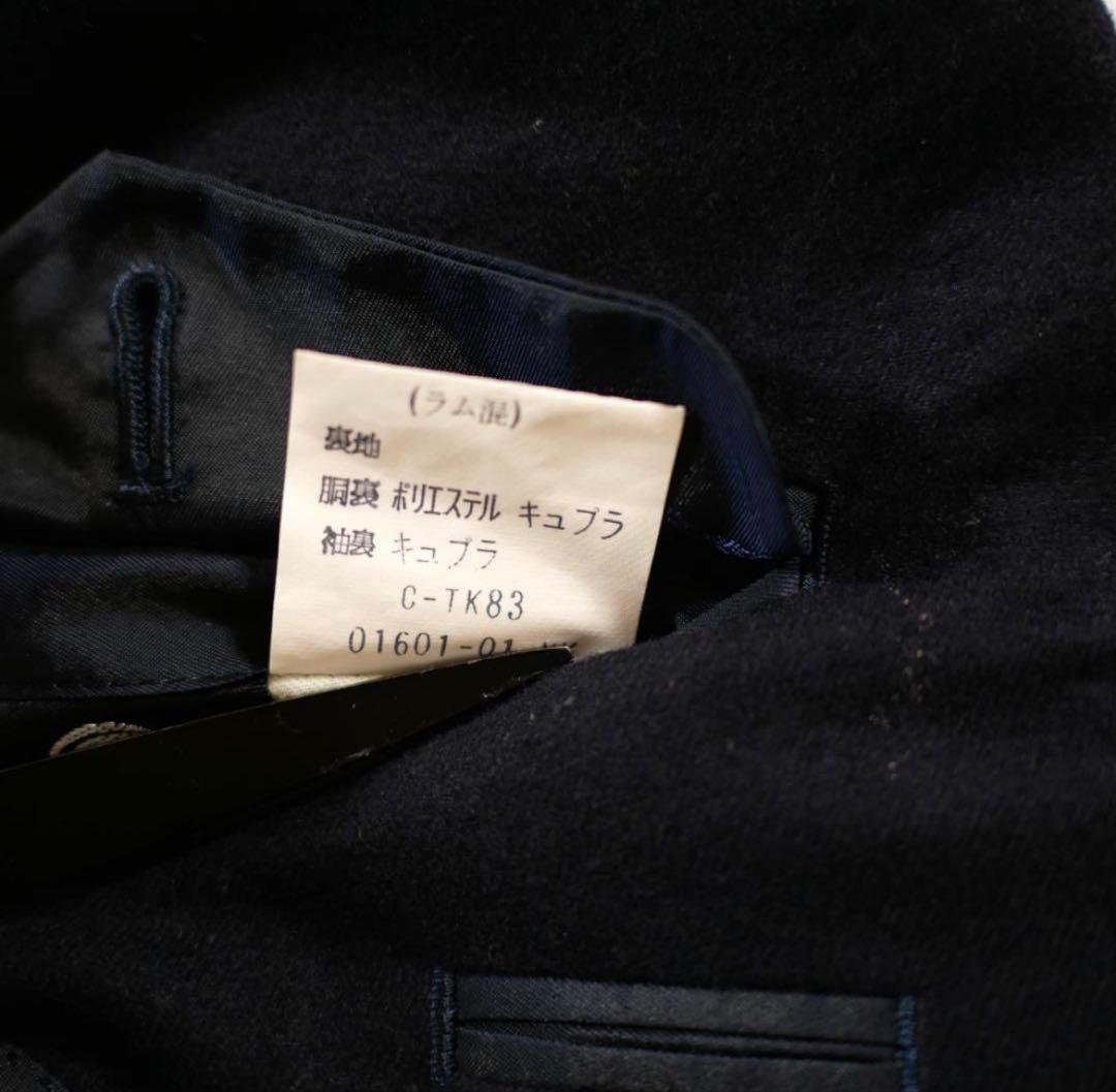 美品　BURBERRY　ダブルテーラードジャケット　金ボタン　紺ブレ　M ダブル