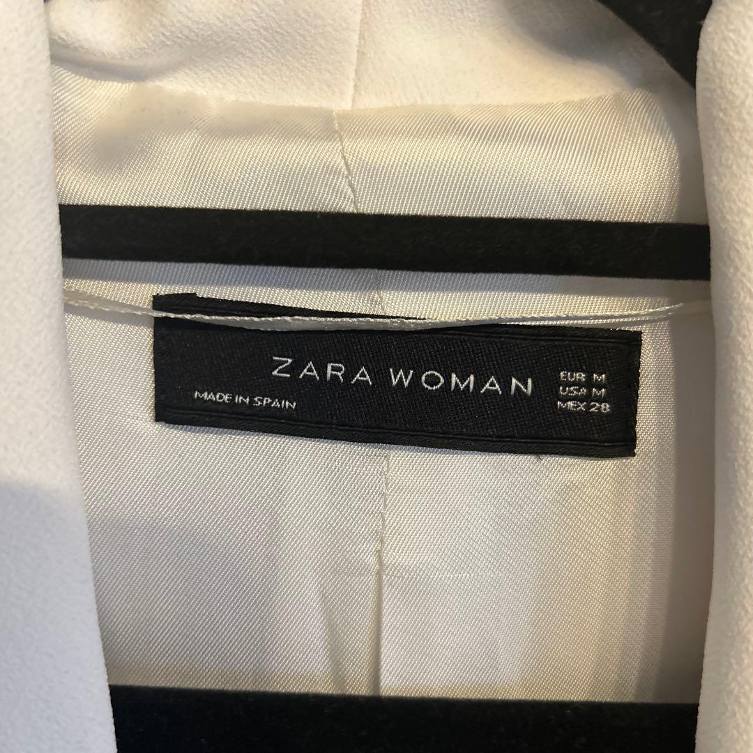 美品　ZARA WOMAN 白ジャケット