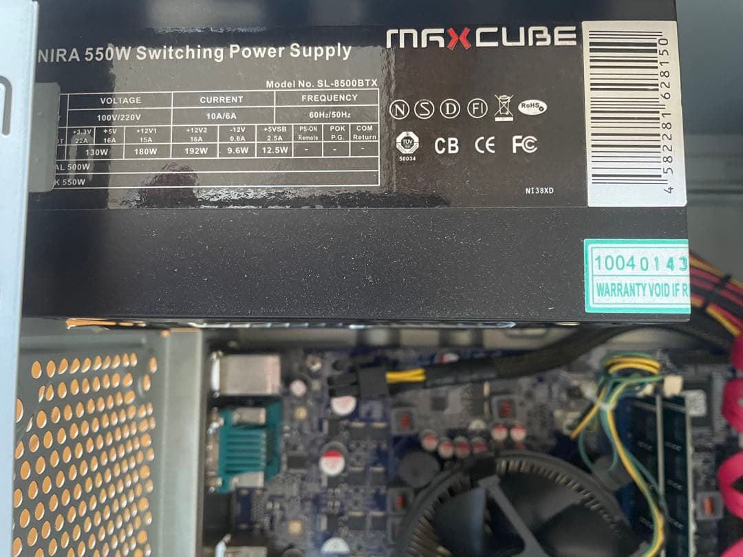 自作パソコンWin10PRO Core i3 530 SSD120GB 8GB