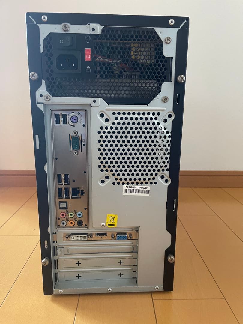 自作パソコンWin10PRO Core i3 530 SSD120GB 8GB