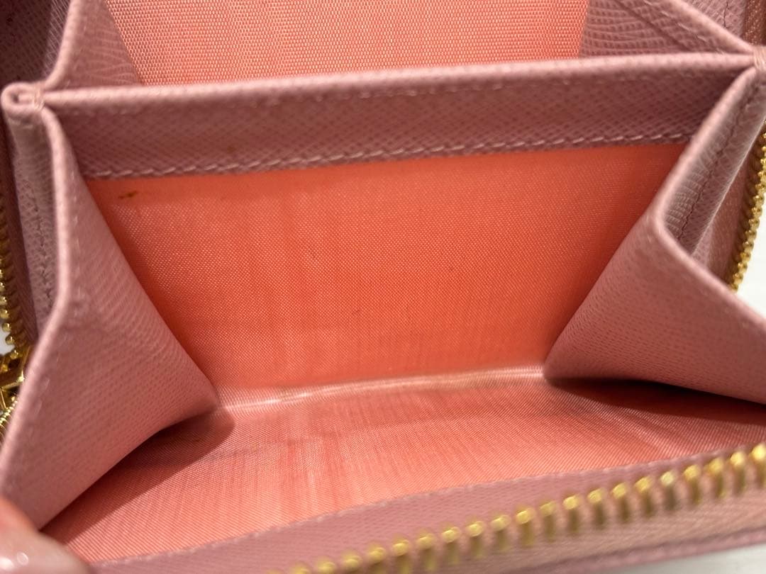 PRADA プラダ 二つ折り財布 ピンク