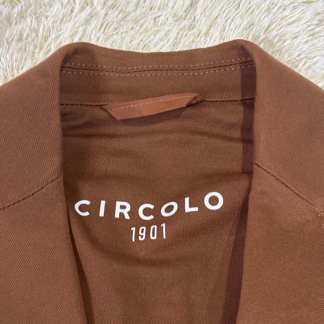 チルコロ CIRCOLO1901 テーラードジャケット　ダブル　ブラウン　茶色