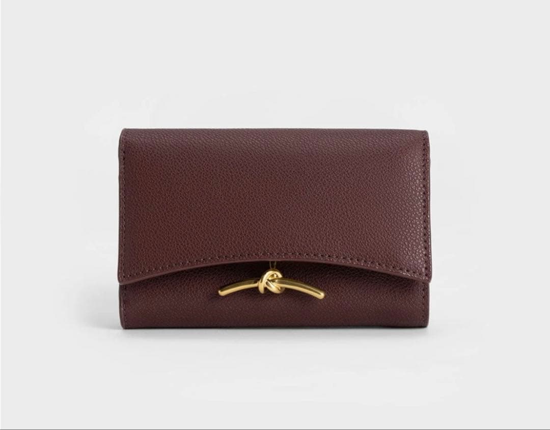 CHARLES &KEITH 財布 ダーク チョコレートハクスリー
