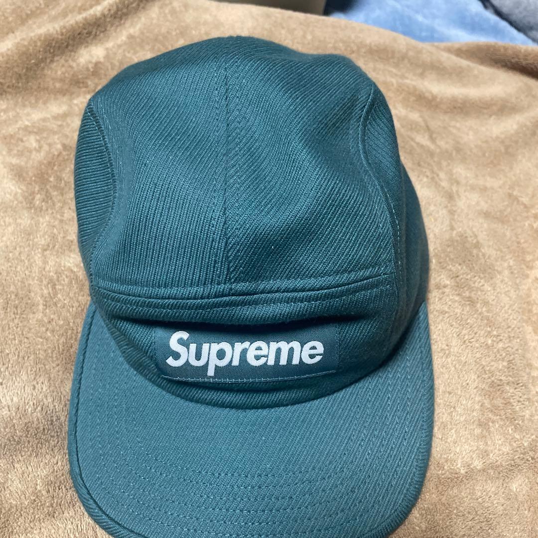 シュプリームsupreme キャンプキャップ　ティファニーステッカー付き