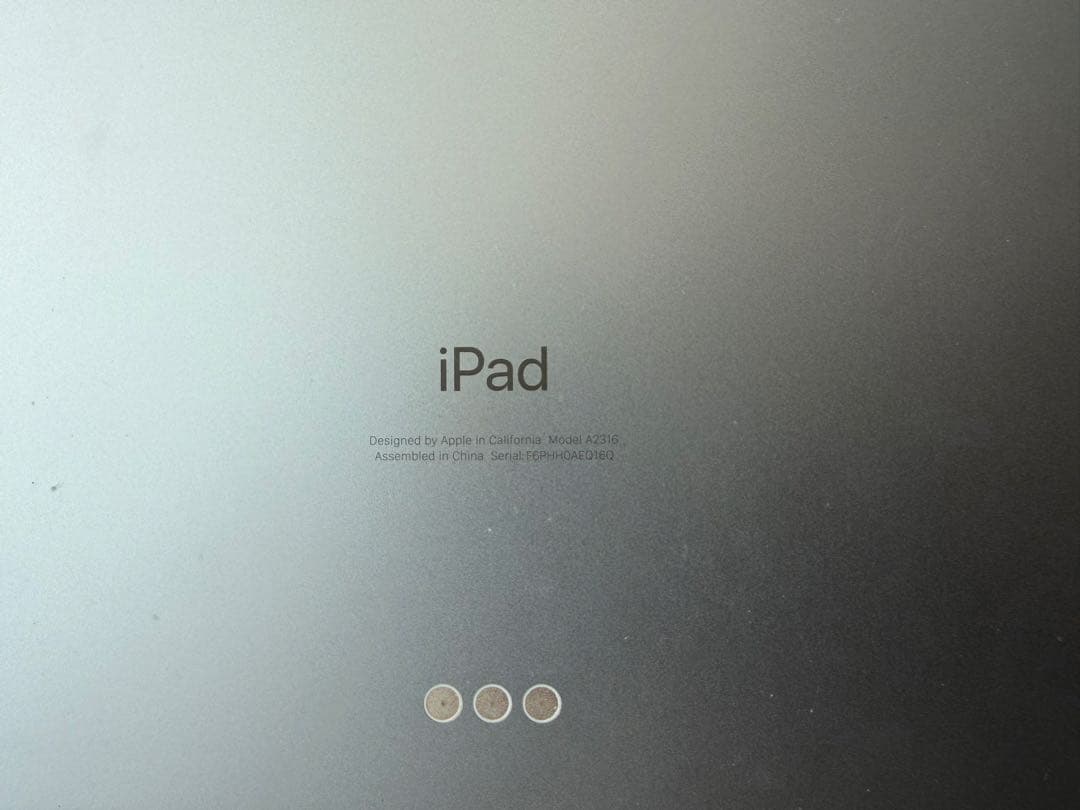 ジャンク　ipad air 第4世代 64GB 電源入らない