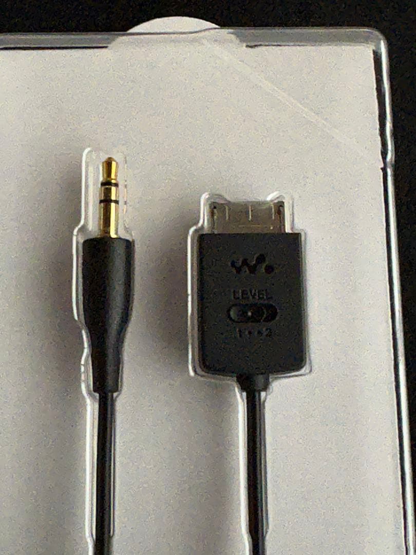 美品　SONY ウォークマン用録音ケーブル　wmc-nwr1
