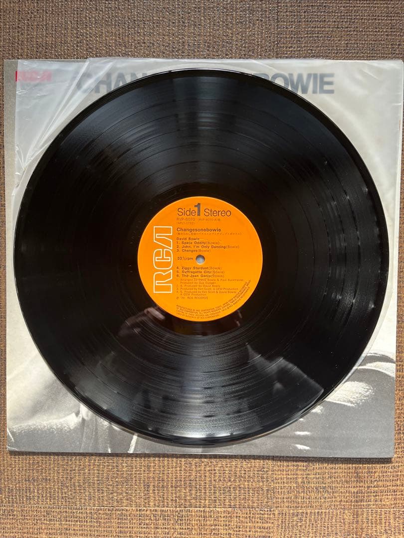 DAVID BOWIE CHANGESONEBOWIE レコード