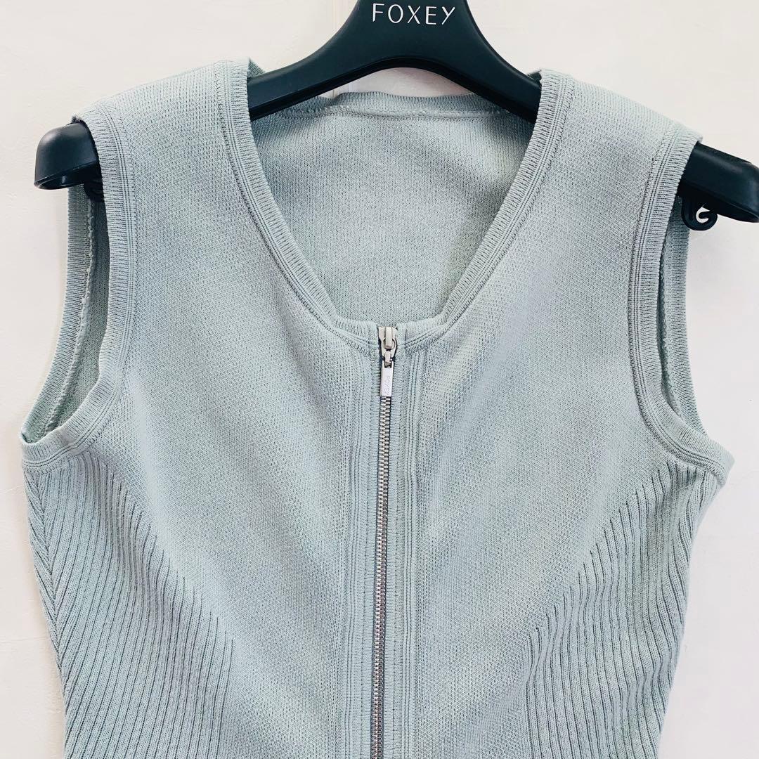 フォクシー　シェイプアップドレス　ニット　ワンピース