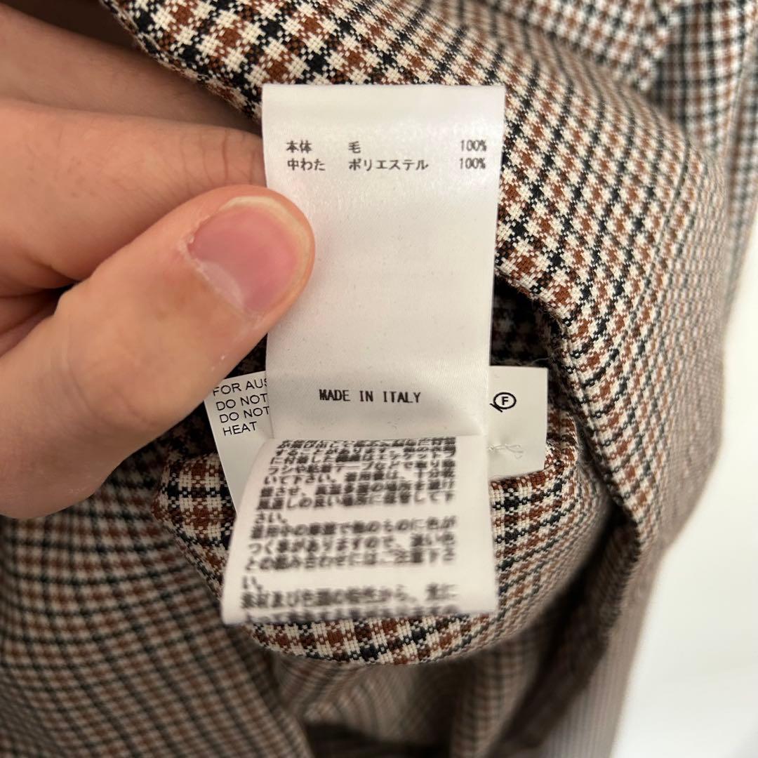 JIL SANDER チェック　ジャケット　シャツジャケット