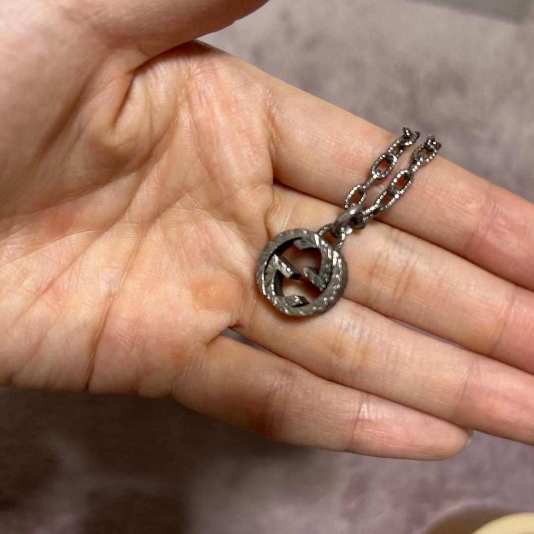 グッチ　GUCCI インターロッキング　ペンダント シルバー　ネックレス