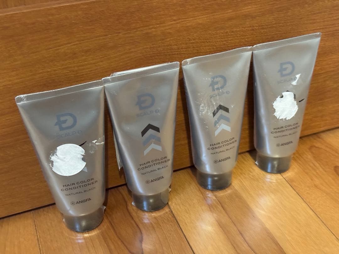 SCALP D ヘアカラーコンディショナー ナチュラルブラック 4本セット