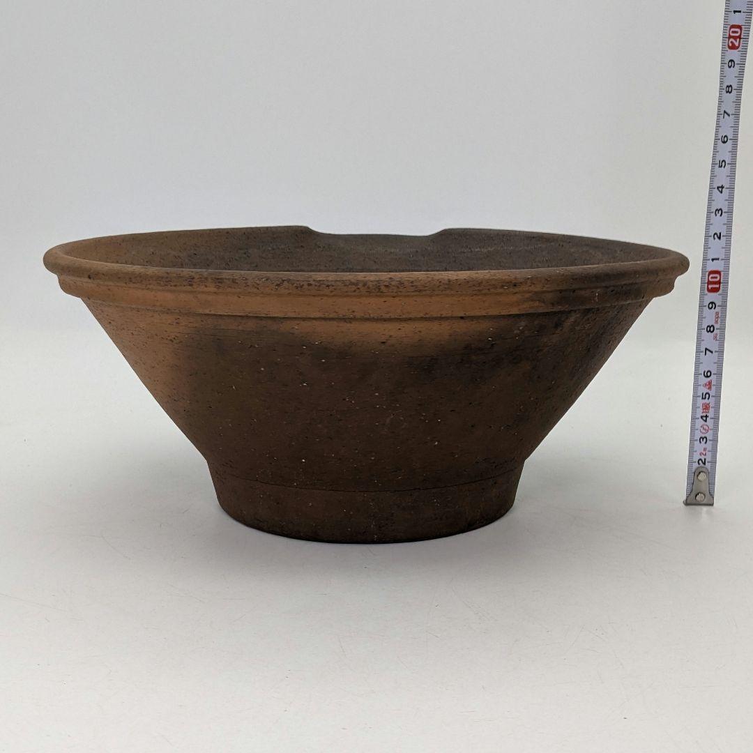 明治～昭和初期 備前焼 擂鉢 すり鉢 食器 容器 花器 フラワーベース 水盤