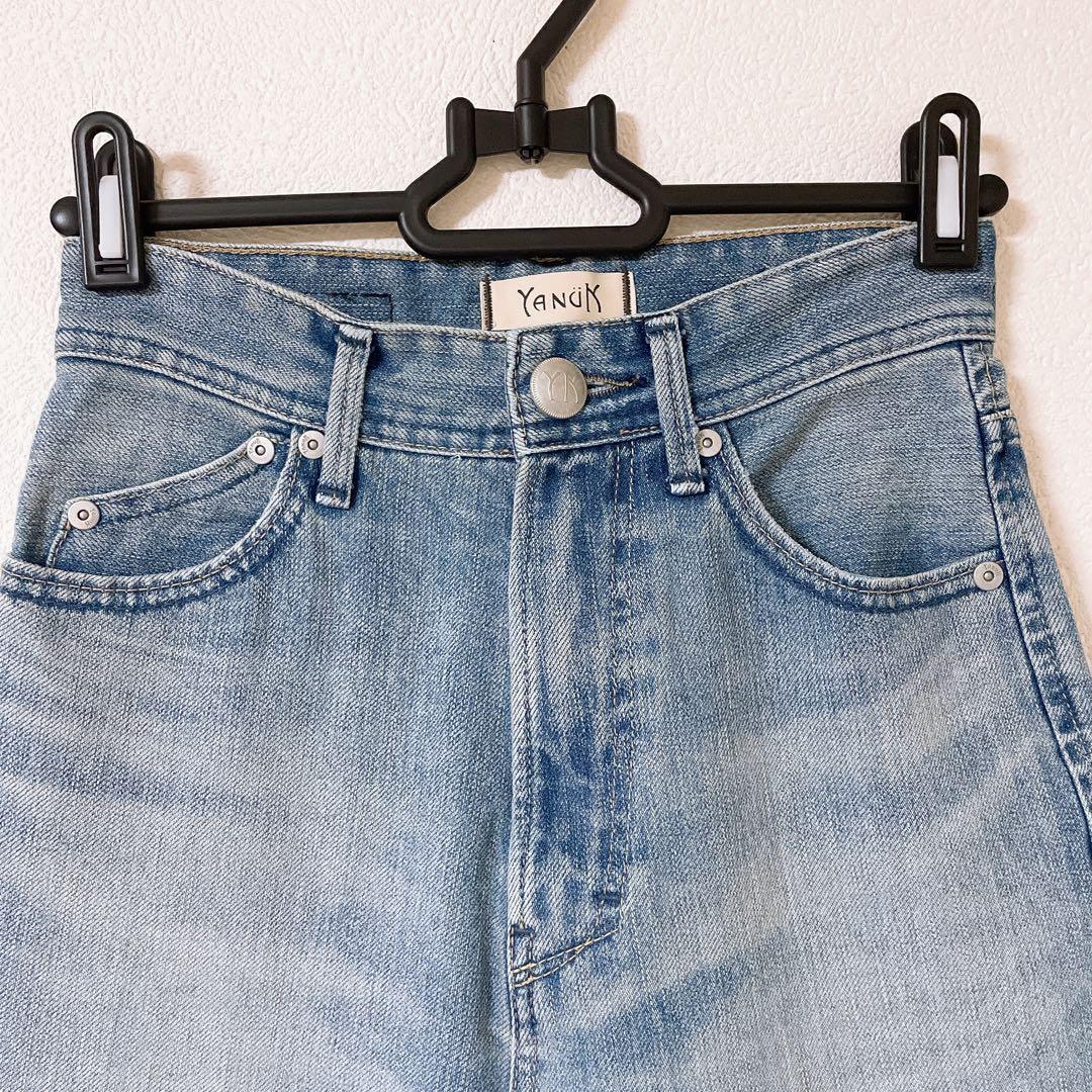 美品　yanuk Trick Denim ボーイズストレートLEA/TVS 21