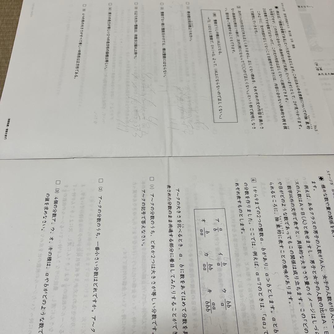 2025年 日能研 5年 ステージⅣ 思考力育成テスト❶〜❺