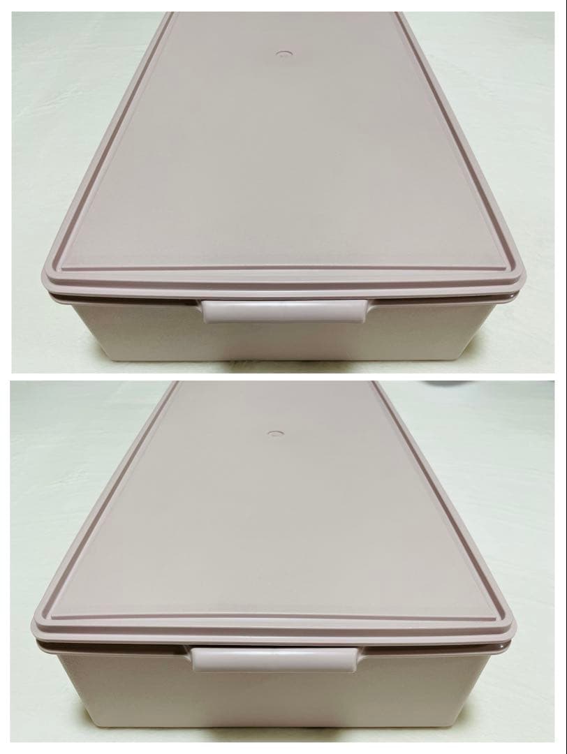 美品/4個セット/タッパーウェア/ロング/スーパーケース/ピンク/廃番品