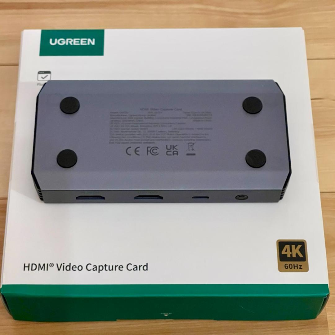 UGREEN HDMI キャプチャーボード 4K60Hz（付属品未使用）