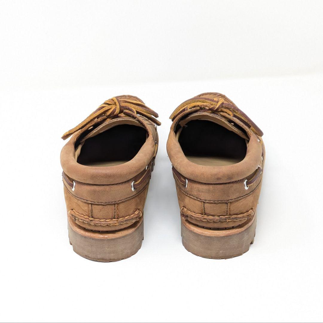 Timberland ボートシューズ、メンズ 26.5、ブラウンスエード