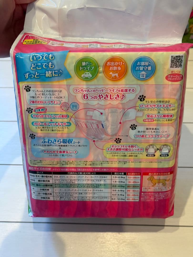 ユニチャーム マナーウェア 女の子用　SSサイズ　 5点セット