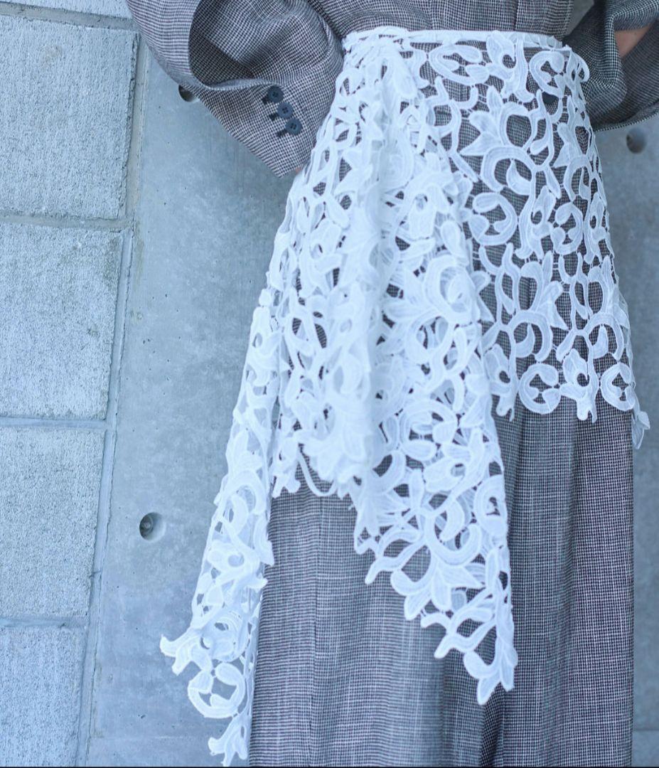 小物 Pasterip Battenberg lace multiway scarf