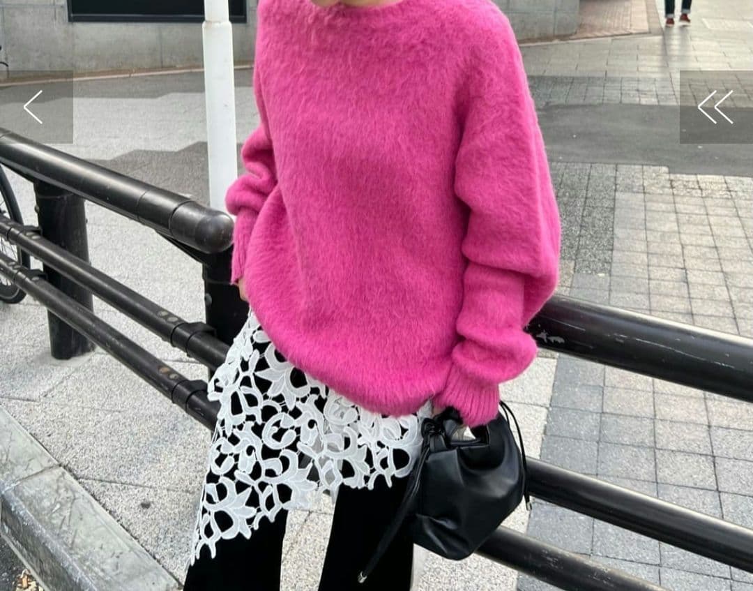 小物 Pasterip Battenberg lace multiway scarf