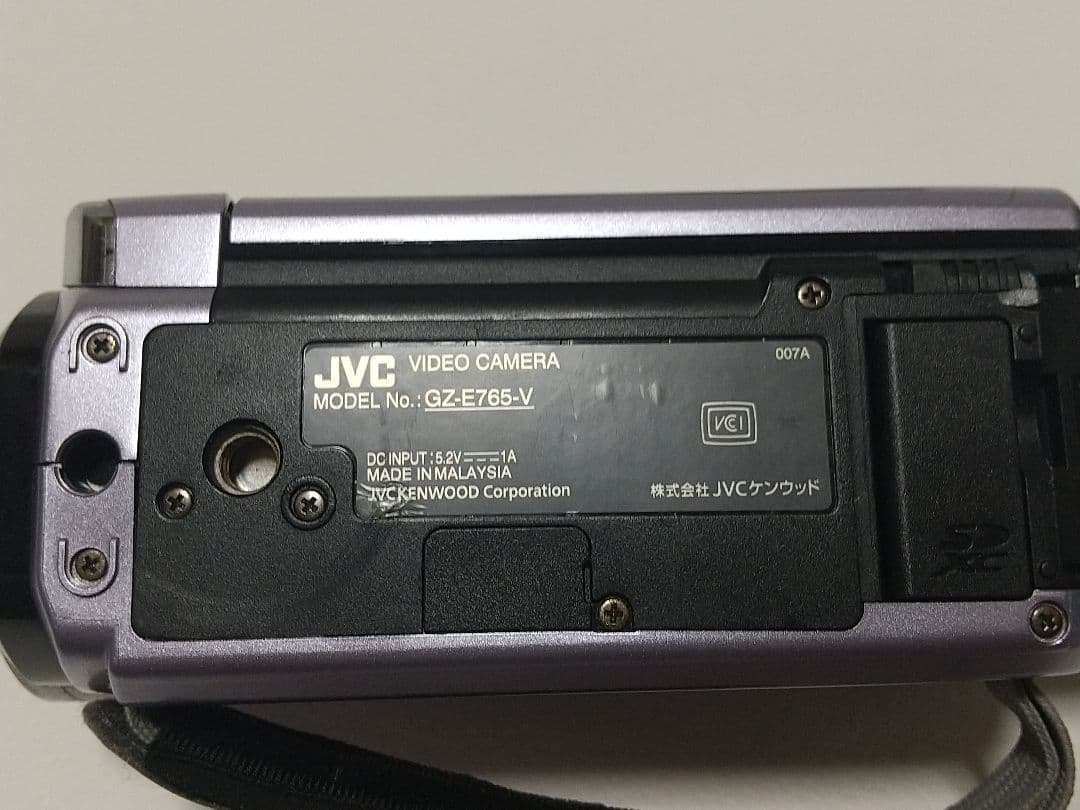 JVC GZ-E765-V フルHD ビデオカメラ 16GB SDカード付き