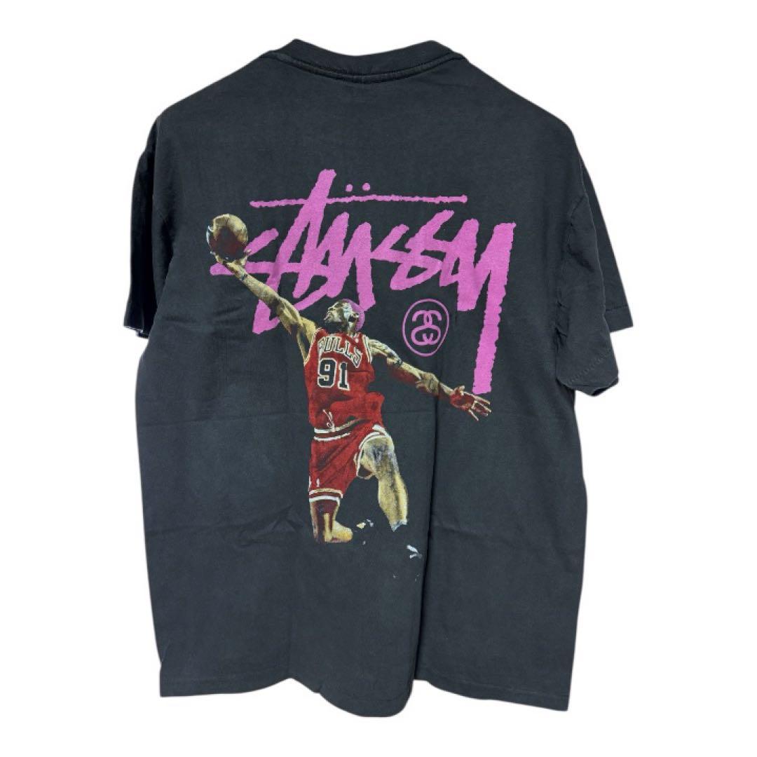 stussy × dennisrodman print tシャツ XL