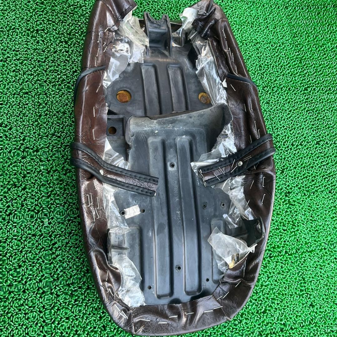 エイプ50純正シート　ブラウン シートベース 合成皮革