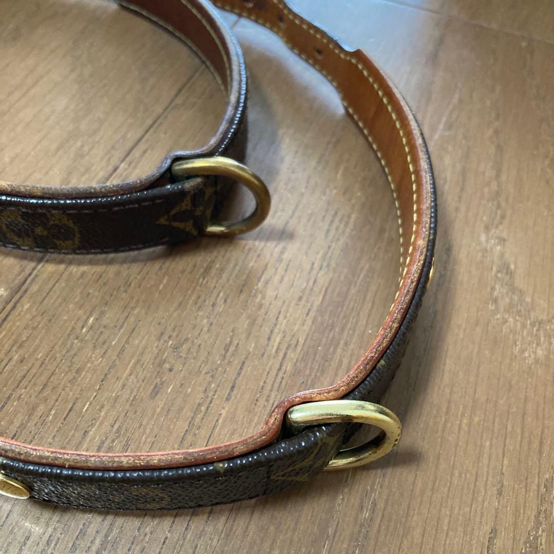 LOUIS VUITTONモノグラム 犬 首輪 2個セット箱有※におい有ります