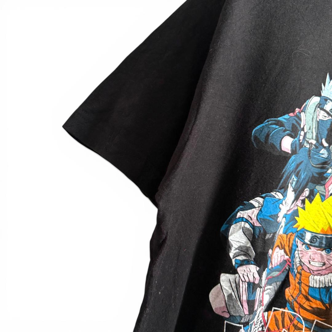 NARUTO ナルト アニメ Tシャツ サスケ プリント L K03 ANIME