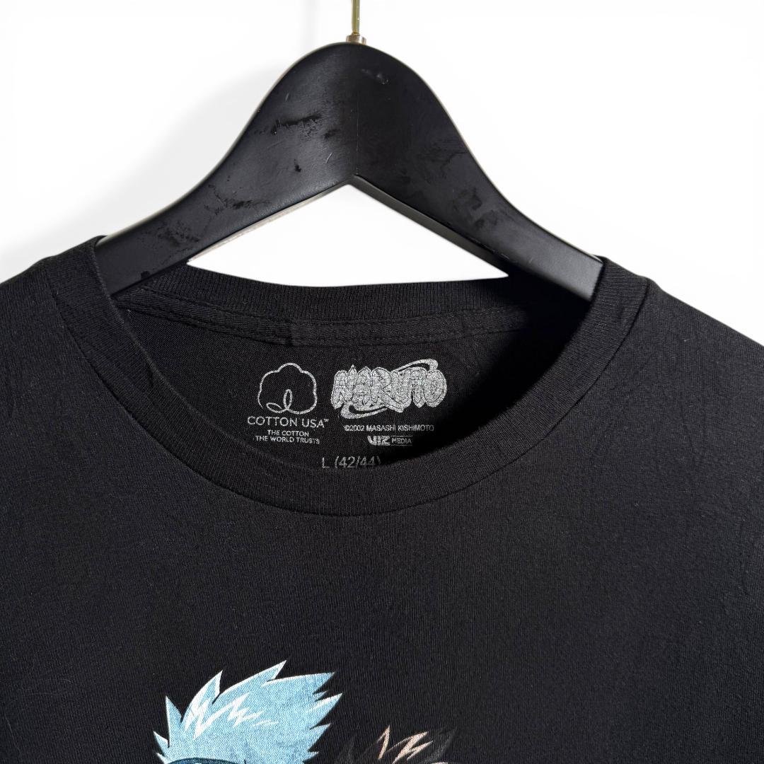 NARUTO ナルト アニメ Tシャツ サスケ プリント L K03 ANIME