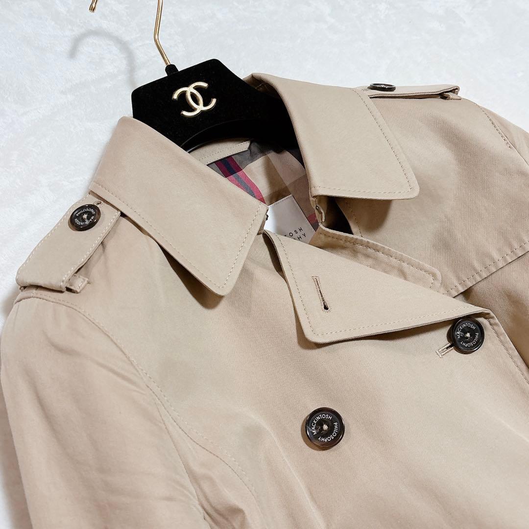 未使用✨　マッキントッシュ　トレンチコート　ベージュ　40 ロング
