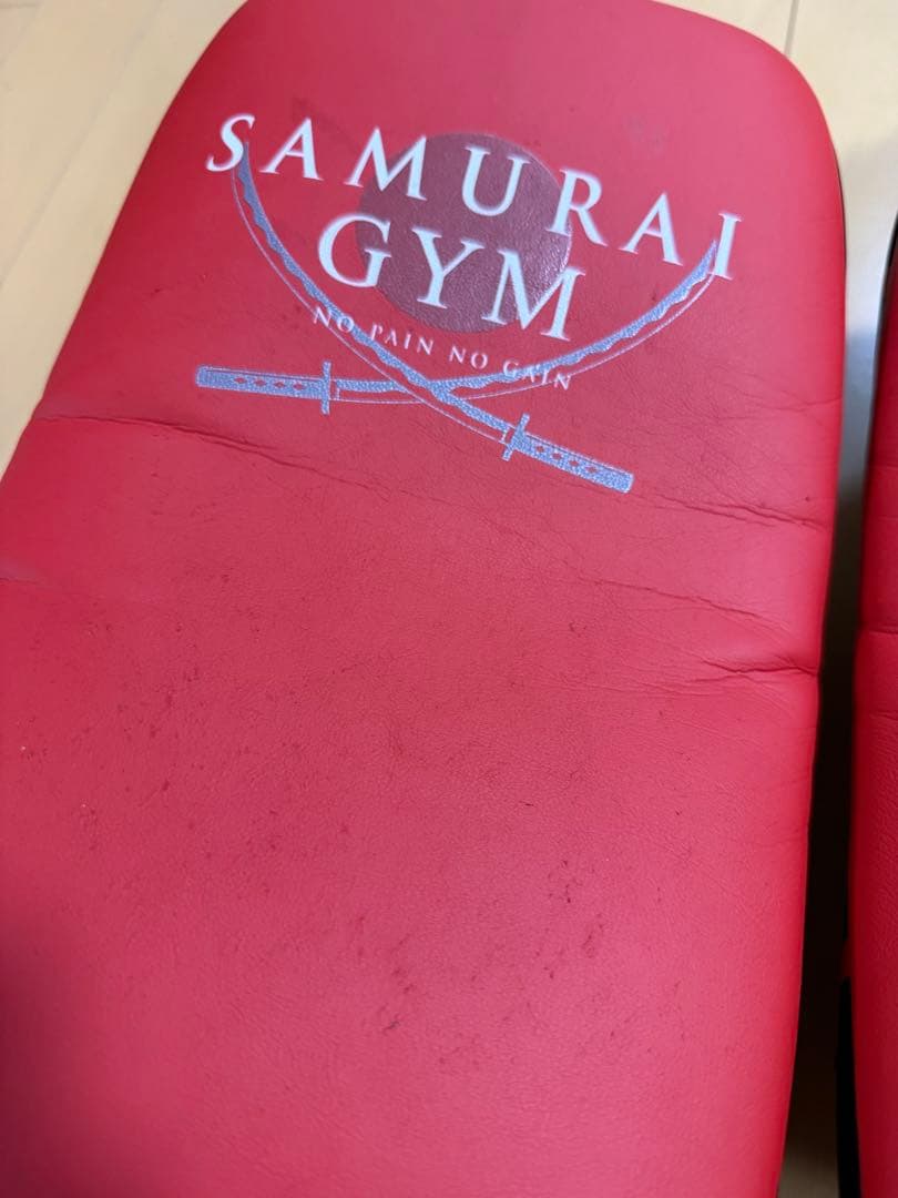キックミット ペア　キックボ　空手　格闘技 【商材レーザー】　1回のみ使用