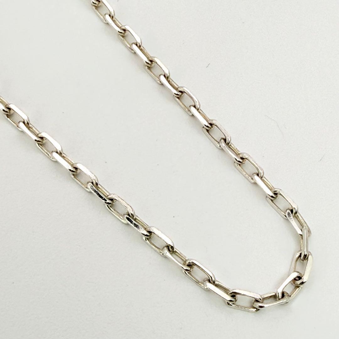 ●【美品】SILVER925 ITALY アズキチェーン 2.6mm幅 50cm
