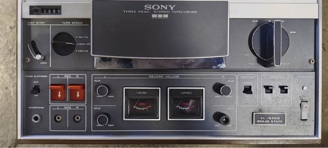 SONY TC-6360A オープンリールデッキ　ジャンク
