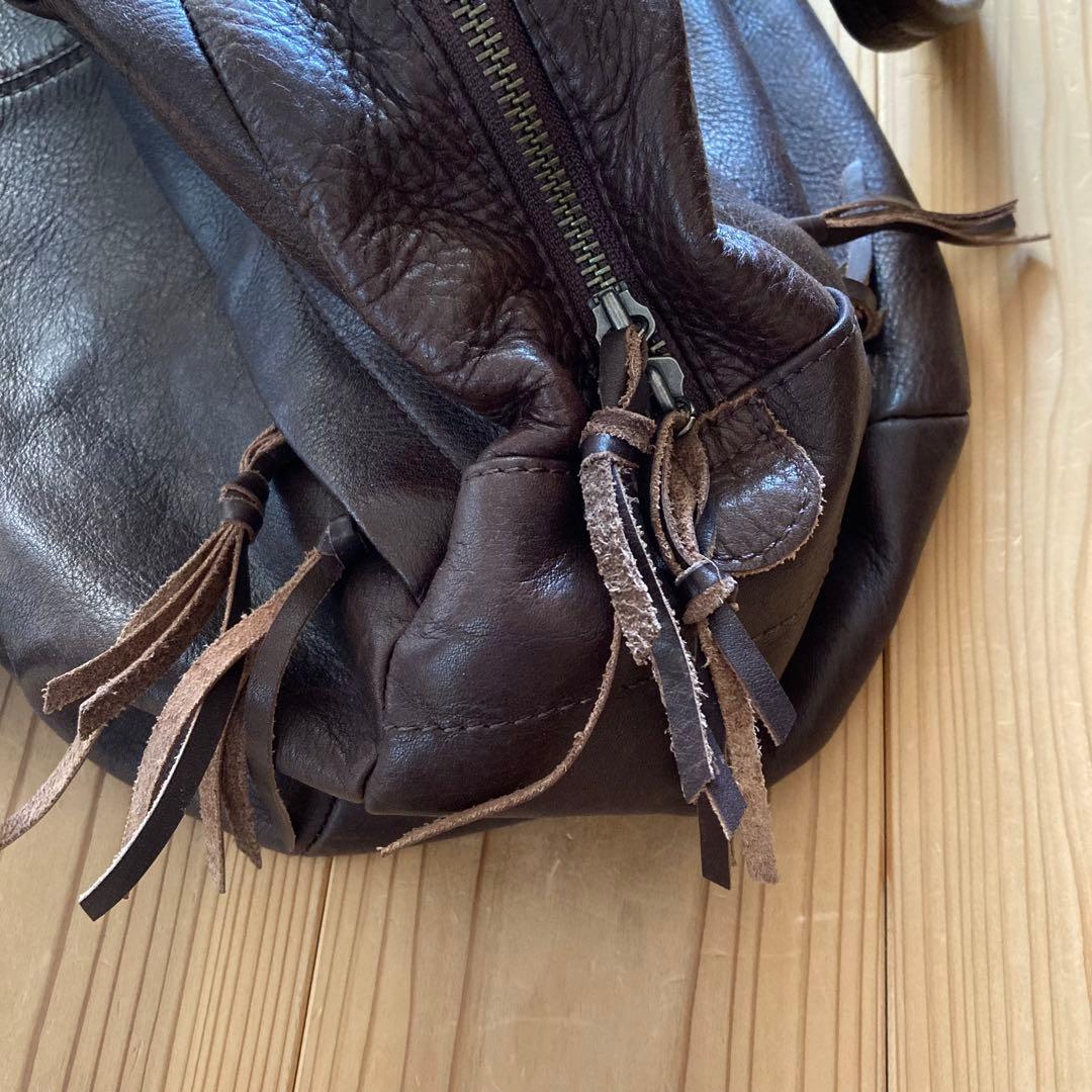 Mr.OLIVE 牛革 ウォータープルーフ撥水レザーボストンバッグ