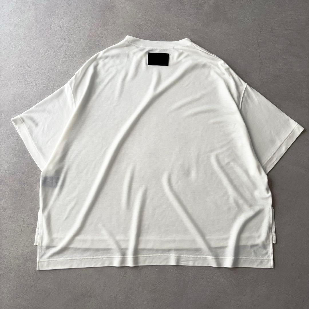 美品 現行品 コグザビッグスモーク DELTAT-SHIRT ホワイト 日本製