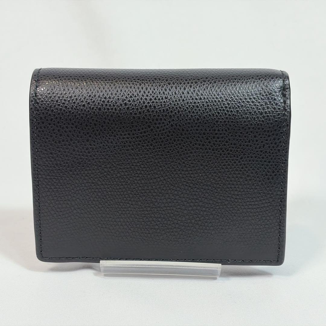 新品✨ FURLA フルラ カメリア 二つ折り財布 NERO ブラック レザー