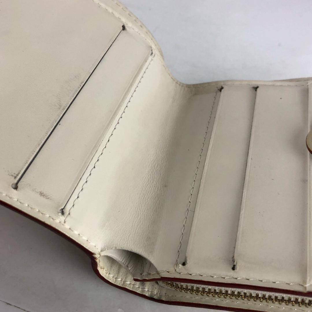 LOUIS VUITTON ルイヴィトン スハリ コンパクトジップ ホワワイト