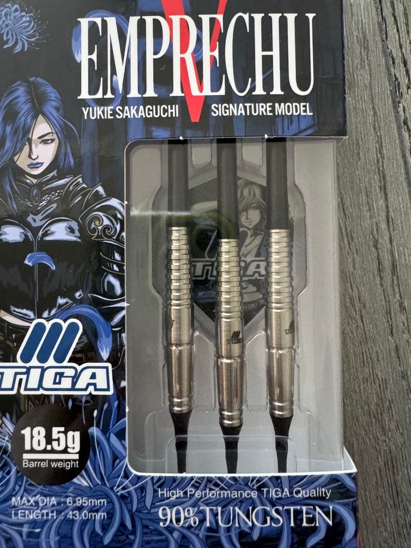 【新品】ティガ エンプレチュ5 2BA18.5g 坂口優希恵選手 ダーツ バレル