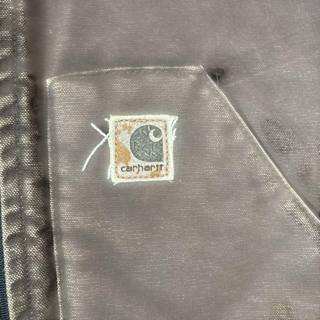 Carhartt ダックベスト　ダークブラウン　キルティング　カーハート
