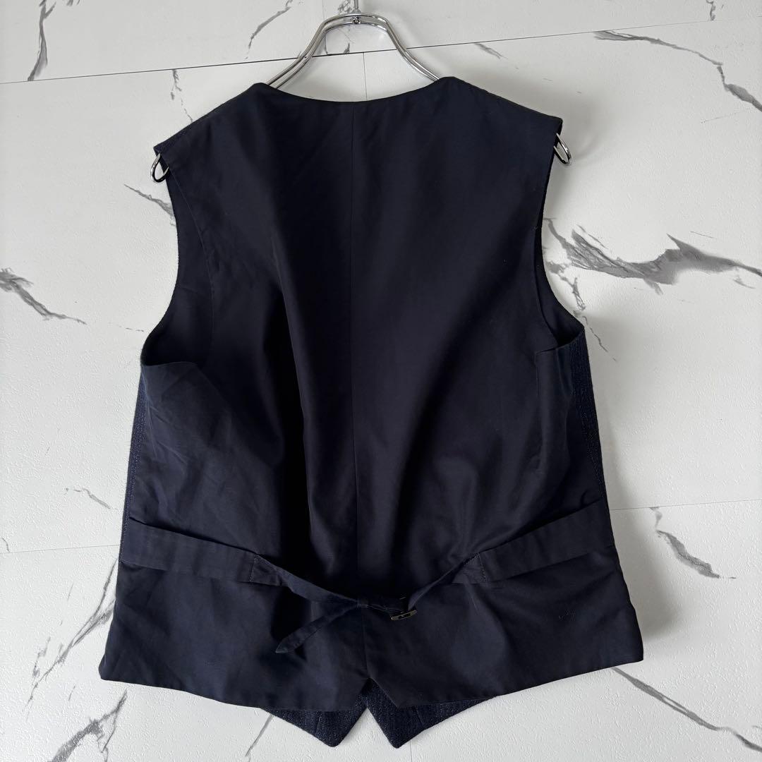 BOGLIOLI✨未使用　スーツベスト　カシミヤ混　ストライプ　50 ジレ