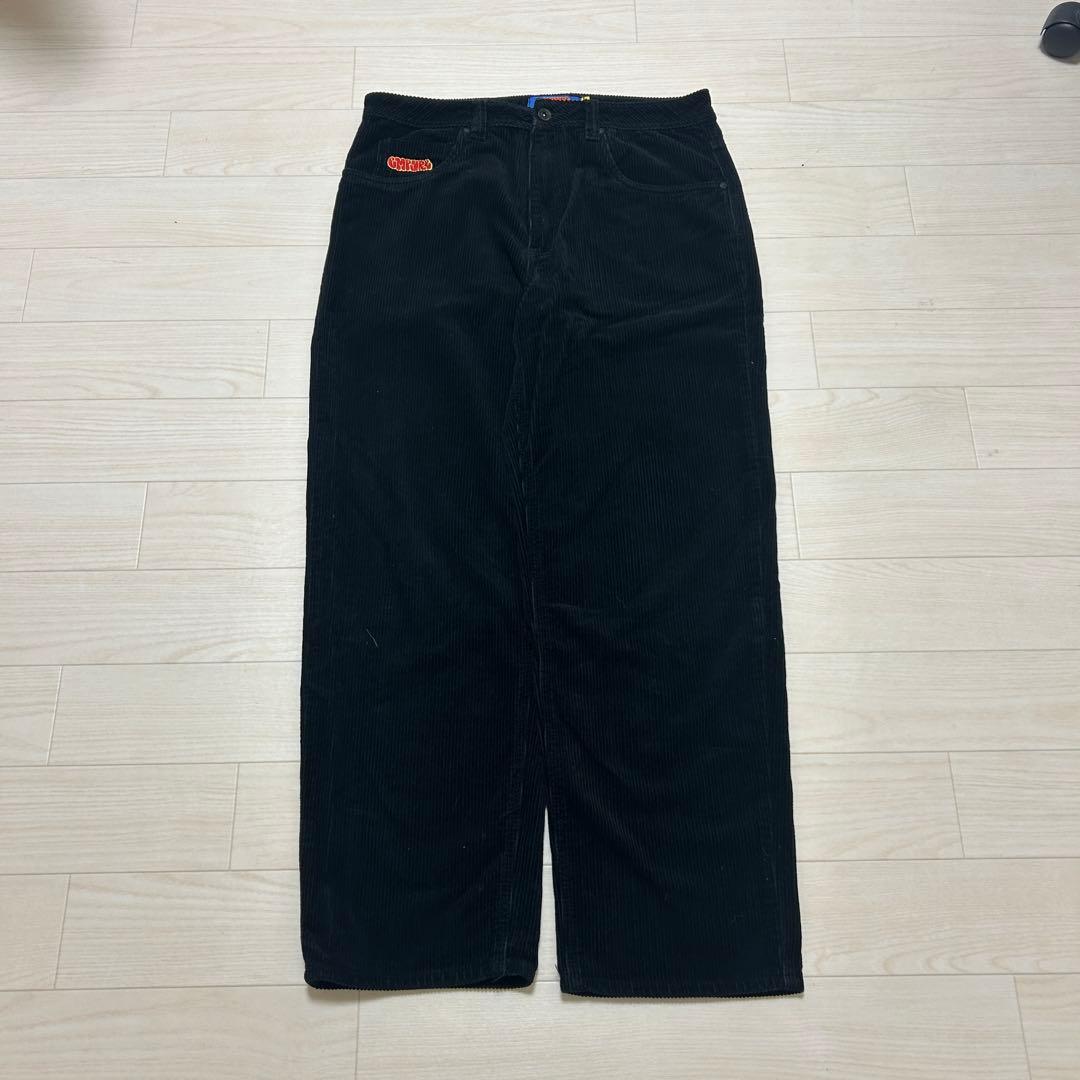 90s vintage コーデュロイパンツ　ブラック